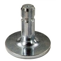 Alberino scanalato con flangia diametro 120 mm profilo 1