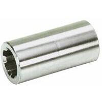 Bussola scanalata profilo interno 20x17x Z12 lunghezza 40 mm