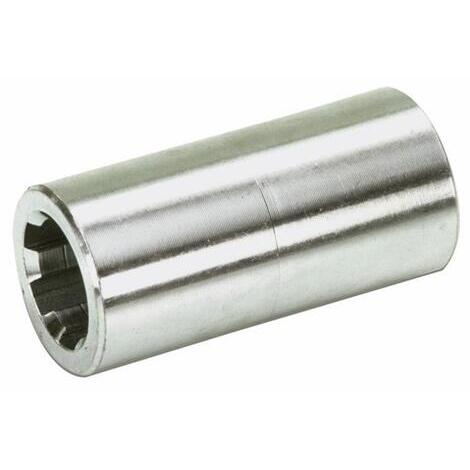 Bussola scanalata profilo 16x20x4 Z6 6 cave lunghezza 50 mm diametro 28 mm