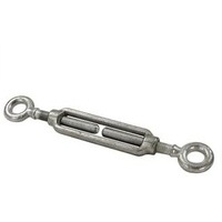 Tenditore a due occhi in ghisa lunghezza 258 - 388 mm filetto M16 diametro foro 23 mm