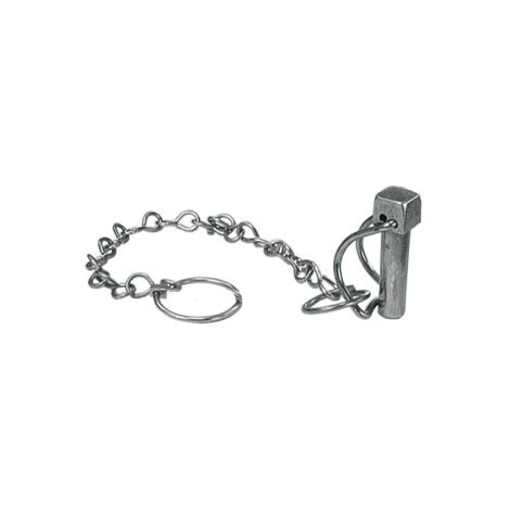 Spina a scatto 16x70 mm con catenella di fissaggio per alberi diametro da 30 a 35 mm