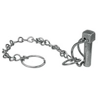 Spina a scatto 16x70 mm con catenella di fissaggio per alberi diametro da 30 a 35 mm