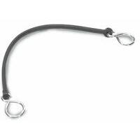 Tirante in gomma per spine a scatto completo di ganci lunghezza 240 mm