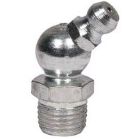 Ingrassatore idraulico 10x1,5 mm con beccuccio a 45�