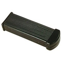 Manopola piatta rigata in PVC lunghezza 111 mm misura interna 30x15 mm