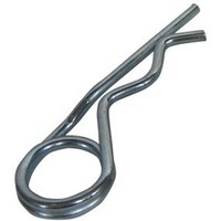 Coppiglia a molla doppio giro diametro 5 mm per alberi da 24 a 35 mm