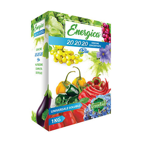 Concime  granulare  blu  20.20.20  energica - Kg  1
