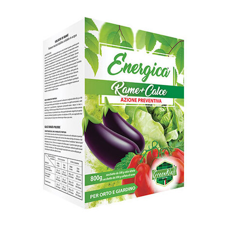 Concime  polvere  rame  +  calce  idrata  energica - Gr  800