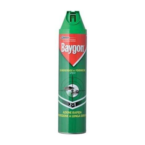 Insetticida  scarafaggi  e  formiche  spray  baygon - Ml  400