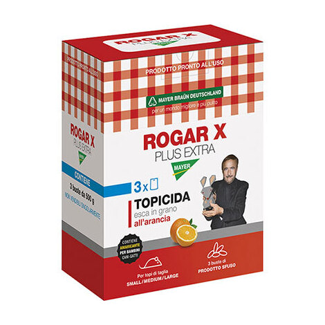Topicida  rogar  x  plus  extra  mayerbraun - Granaglia  arancia  gr  1500