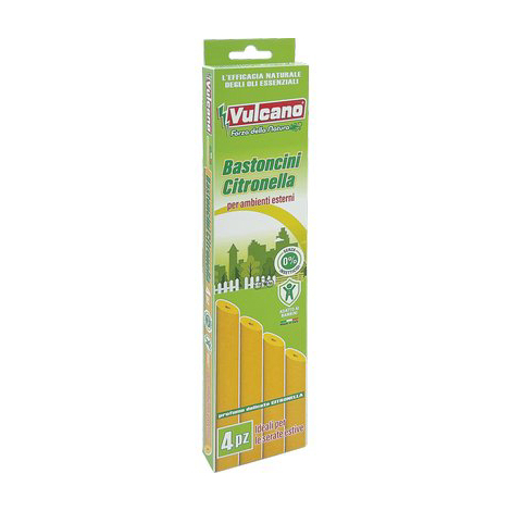 Bastoncini anti zanzare green vulcano - Citronella cf=pz 4
