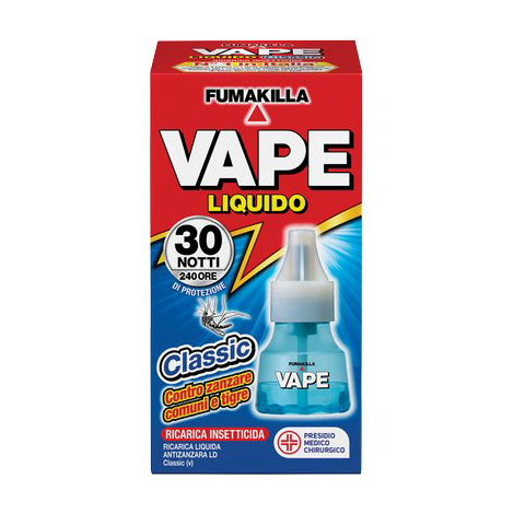 Ricarica liquida zanzare vape magic - Classic durata notti 30