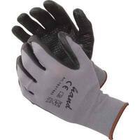 Guanto nitrile nero puntinato workit - Maglia leggera sintetico grigio 11