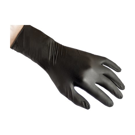 Guanto nitrile monouso nero 78 reflexx - Gr 4 aql 1,5 senza polvere cf=pz 100 s