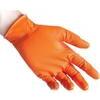 Guanto nitrile monouso arancio 3d full grip - Gr 8,4 aql 1,5 senza polvere cf=pz 50 xl