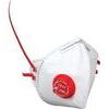 Mascherina monouso ffp2 nr d + valvola irudek - Bianca pieghevole busta singola cf=pz 10