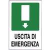 Targa  segnaletica  uscita  emergenza - Pp  cm  20x30