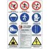 Targa  segnaletica  obblighi  e  divieti  cantiere - Pp  cm  60x80