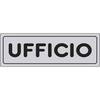 Targa  segnaletica  adesiva  ufficio - Vinile  cm  15x5