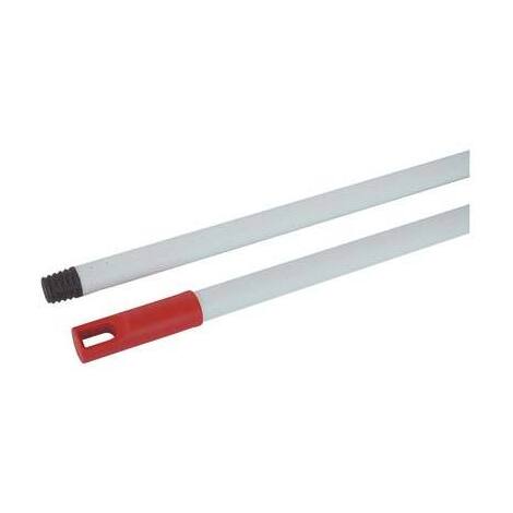Manico  scopa  acciaio - Verniciato  filetto  italia  mm  21  cm  130