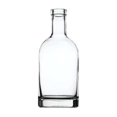 Bottiglia distillati oblo - Vetro trasp lt 0,20
