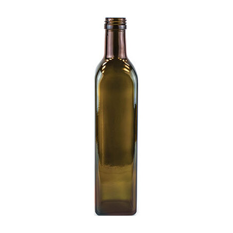 Bottiglia  marasca - Vetro  verde  lt  0,50