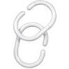 Anello  abs  x  tenda  doccia - Bianco  x  tubo  mm  25  cf=pz  12