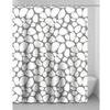 Tenda  doccia  stone - In  vinile  +  anelli  cm  180x200