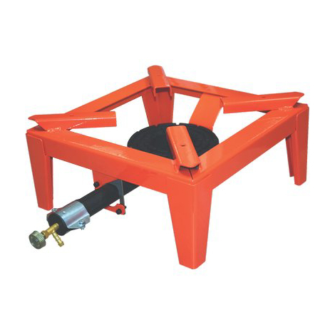 Fornellone quadro pesante bruciatore ghisa - Tubolare piatto vern cm 40x40