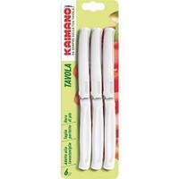 Coltello  tavola  dinamik  kaimano - Manico  plt  bianco/inox  cm  11  cf=pz  6