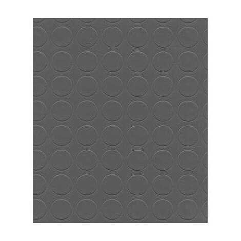 Copri  pavimento  pvc  bollettato - Grigio  mm  1,0  h.cm  200  mt  25