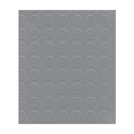 Copri  pavimento  pvc  bollettato - Grigio  chiaro  mm  1,0  h.cm  200  mt  25