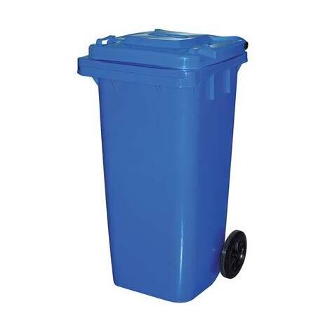 Bidone  immondizia  green  120  +  ruote  ics - Azzurro  lt  120  cm  55x50  h.cm  94