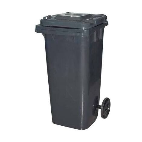 Bidone  immondizia  green  120  +  ruote  ics - Grigio  lt  120  cm  55x50  h.cm  94