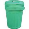 Bidone  immondizia  +  coperchio  a  vite - Verde  lt  70  cm  45  h.cm  62
