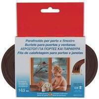 Parafreddo  geko  strip  profilo  e - Gomma  epdm  espansa  marrone  mt  6