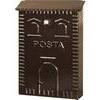 Cassetta  posta  casetta  702 - Acciaio  vern  nero/rame  mm  250x80  h.mm  380