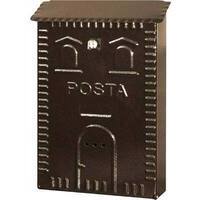 Cassetta  posta  casetta  702 - Acciaio  vern  nero/rame  mm  250x80  h.mm  380