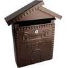 Cassetta  posta  casetta  700 - Acciaio  vern  nero/rame  mm  280x90  h.mm  350