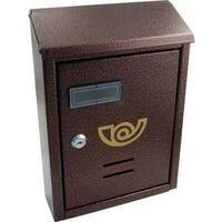 Cassetta  posta  tradizione  deluxe - Acciaio  vern  nero/rame  mm  210x70  h.mm  300