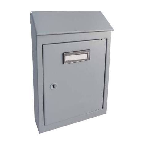 Cassetta  posta  tradizione  egizia  mini - Acciaio  vern  grigio  mm  175x50  h.mm  260