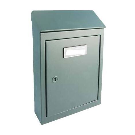 Cassetta  posta  tradizione  egizia  mini - Acciaio  vern  verde  mm  175x50  h.mm  260