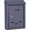 Cassetta  posta  tradizione  +  cilindro  mini - Acciaio  vern  grigio  175x50  h  260