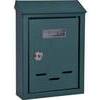Cassetta  posta  tradizione  +  cilindro  maxi - Acciaio  vern  verde  200x60  h.300