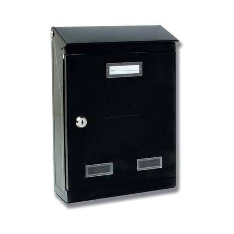 Cassetta  posta  evoluzione - Acciaio  vern  antracite  mm  220x75  h.mm  320