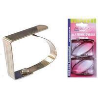 Fermatovaglie a molla pronty - Inox cf=pz 4