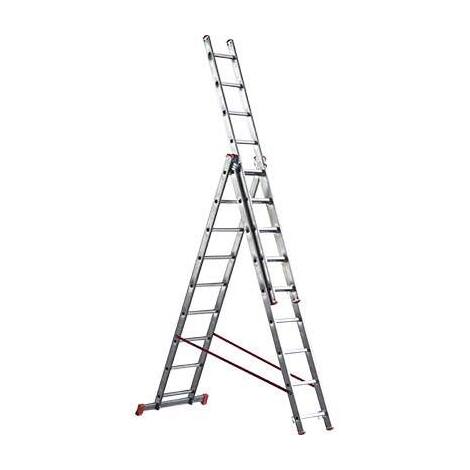 Scala Telescopica Marchetti Equipe Equ45 Professionale In Alluminio 9+9 Gradini Online | Vendita