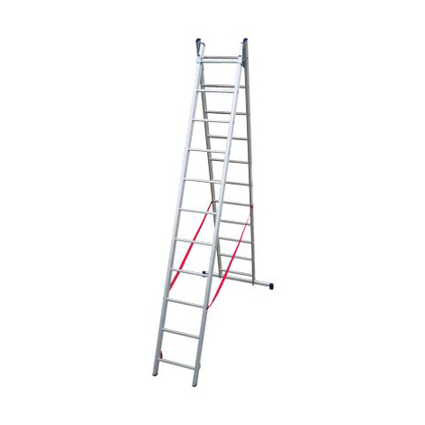 Scala parallela 2 rampe stilo facal - Alluminio en 131 h.cm 301/510 pioli 2x11
