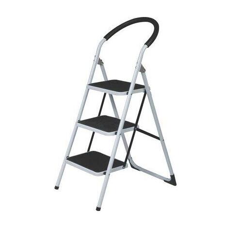 Sgabello jafar domus - Acciaio verniciato gradini 3 h.mm 729