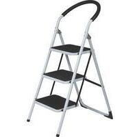 Sgabello jafar domus - Acciaio verniciato gradini 3 h.mm 729